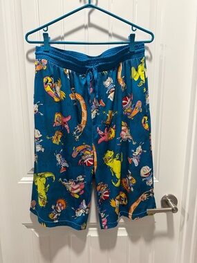 Nickelodeon Turquoise Cartoon Shorts XL